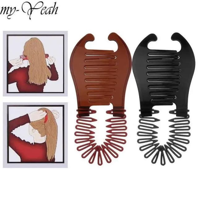 Scorpion Type Hair Braider for Girls - Hair Holder Elastics and Ponytail Rubber Bands