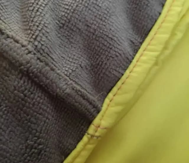 Microfiber car top covers in yellow PVC