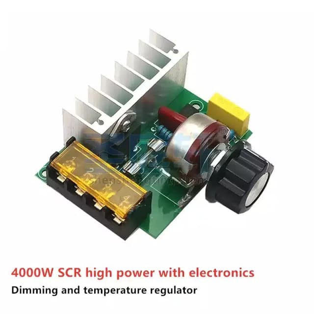 4000W 220V AC SCR Motor Speed Controller Module Voltage Regulator