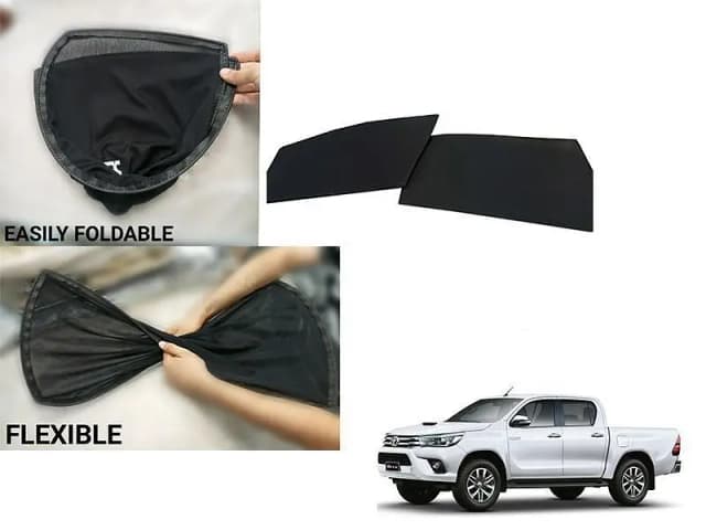 Toyota Revo 2016-2020 Flexible and Foldable Sun Shades