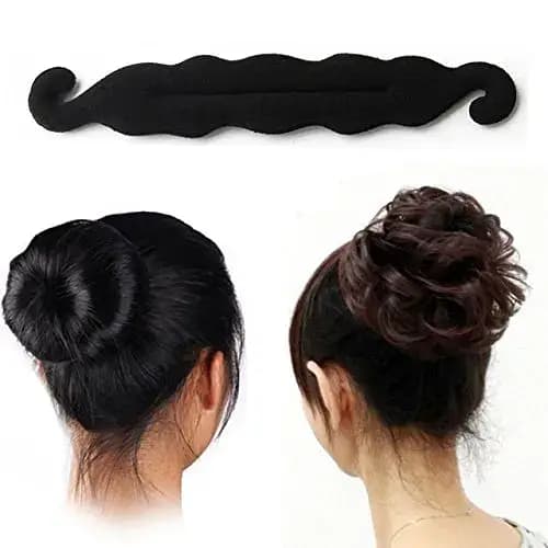 Magic Clip Twist Tie Styling Tool - Hair Donut Bun Maker for Quick and Elegant Buns