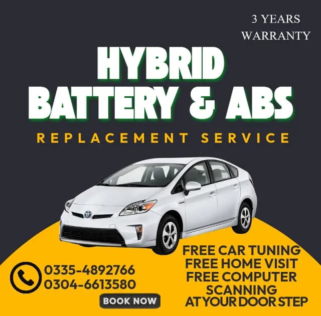 Hybrid Battery & ABS Replacement Prius Aqua  Axio Fielder Sienta Noah
