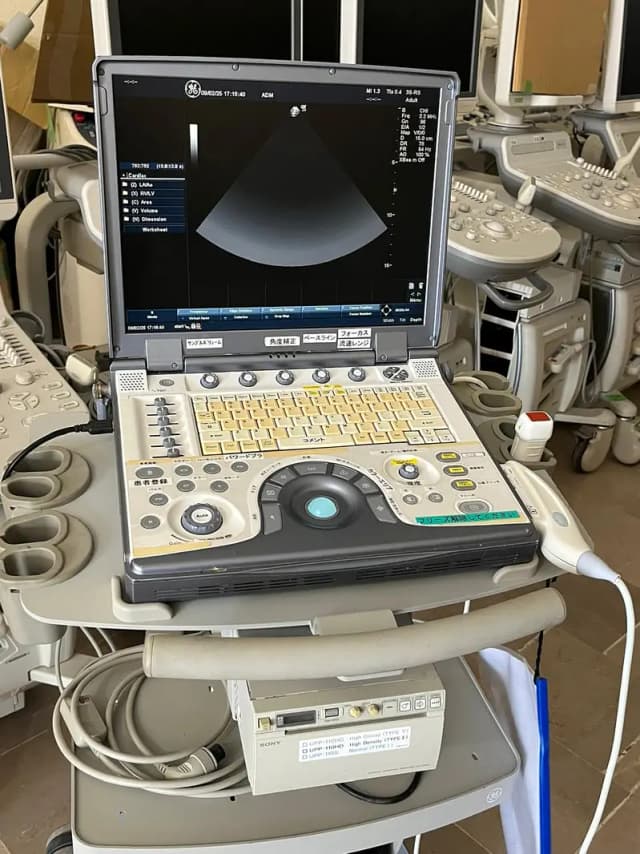 GE Logiq E Portable Echo Cardiography Ultrasound in stock