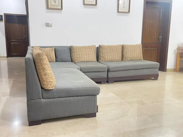 L shaped 7 seater Lounge Sofa set