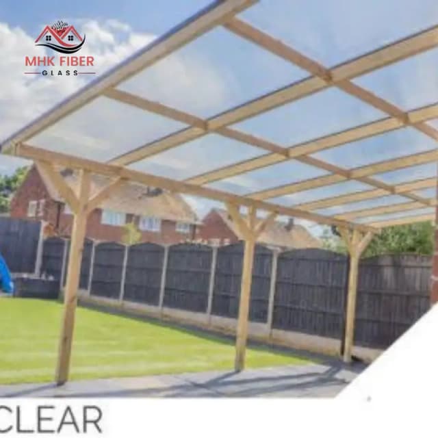 Parking shed / Fiber glass / fiber sheet | Polycarbonate Solid Sheets