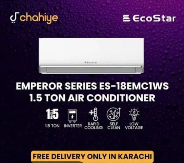 Ecostar 1.5 ton DC inverter 18EMC1WS