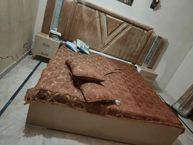 Luxury Bed Set | Complete Bedroom Set | Wooden Bed | Double Bed | Bedr
