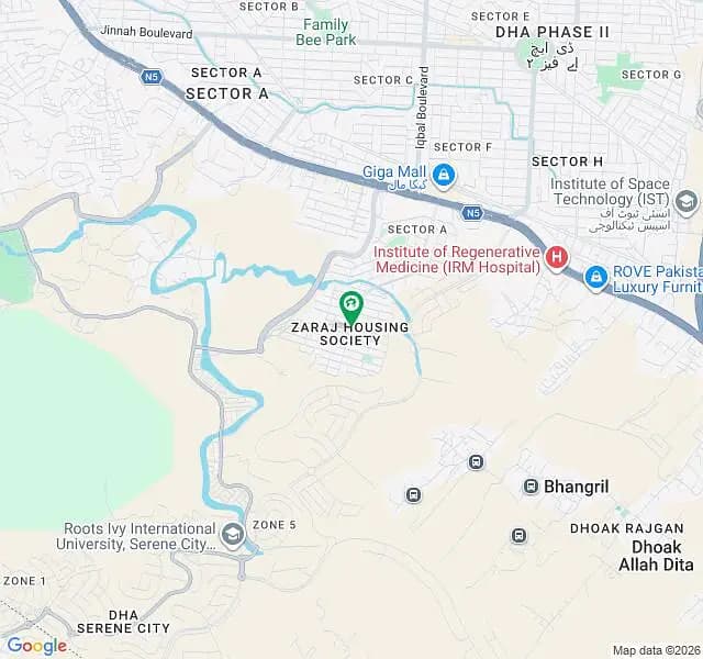 10 Marla Plot For Sale In Zaraj Housing Scheme Islamabad