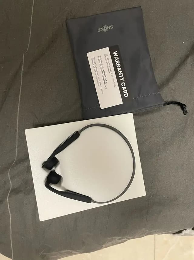Bone conduction headphones [shokz]