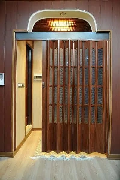 PVC folding door-Sliding doors-Double door-Pvc Partition folding door