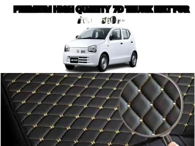 7D Trunk Mat for Suzuki Alto 660cc - High-Quality Protection and Fit