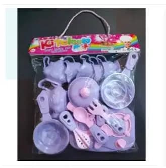 Kitchen Set For Kids Cooking Fun Set With Kitchen Appliances And Utensils - 20 Pcs
