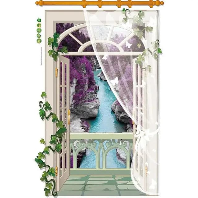 3D Flower Wall Stickers for Home Decoration