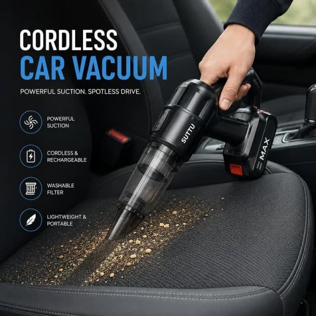 MAX Cordless Car Vacuum Cleaner