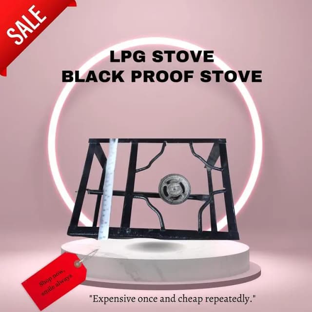 LPG Stove Single Burner for Kitchen Use - Reliable and Efficient Cooking Solution
