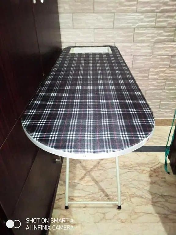 Iron stand space saver iron stand Adjustable Iron Stand  Iron Stand Iron Desk Board Foldable Random Design & Color space saver iron stand