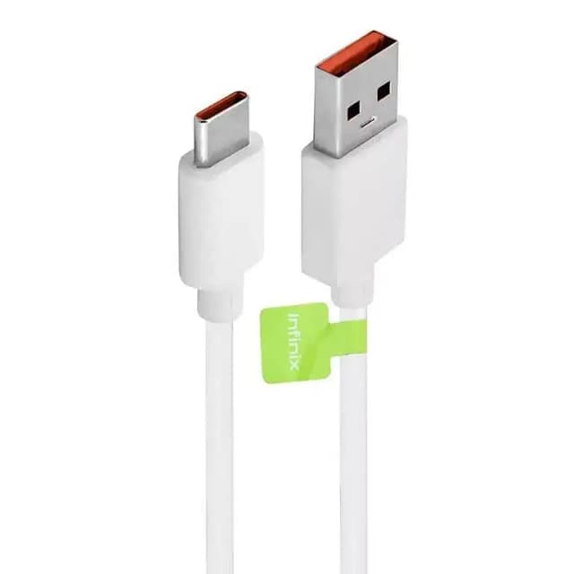 Original Infinix Original Xiaomi Mi 6A Turbo Charger Cable 2 Meter | USB Type-A to Type-C Data Sync | 120W HyperCharge Fast Charging Cord for Mi Redmi