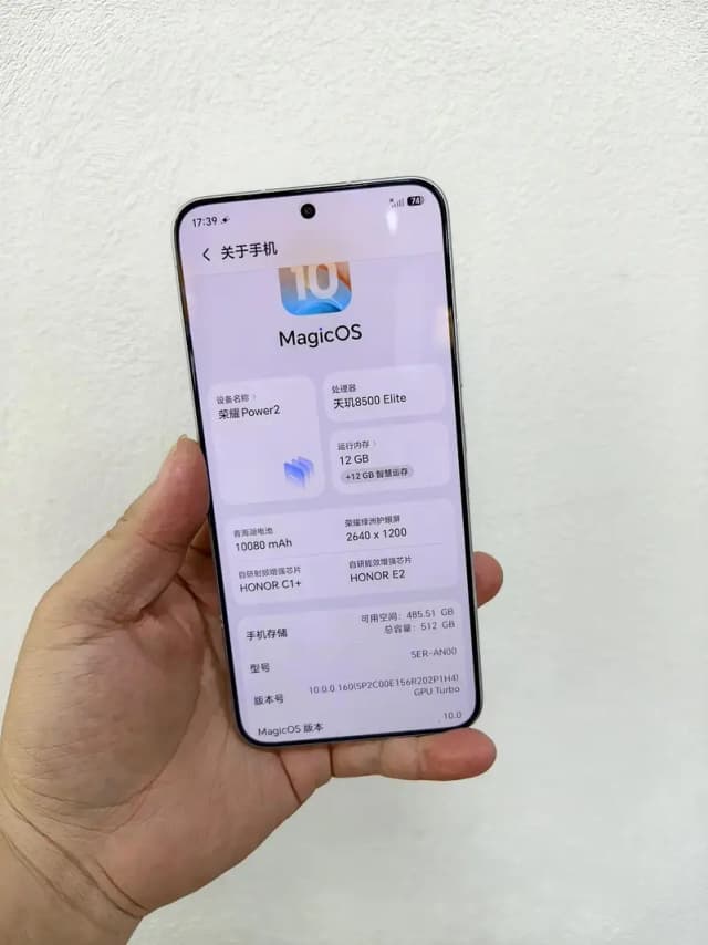 honor power 2 12+12gb 512gb 5g 10800mah battery brand new condition