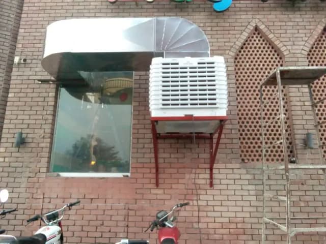 evaporative duct cooler and air fresh duct