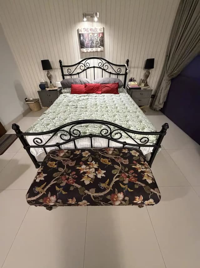 Bed || Iron Bed || luxury Bed || Double Bed with Mattress
