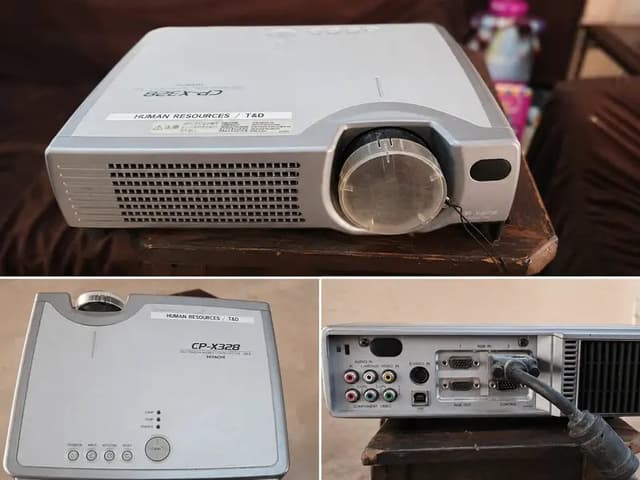 Hitachi CP-X328 Multimedia LCD Projector | XGA | HDMI VGA & S-Video