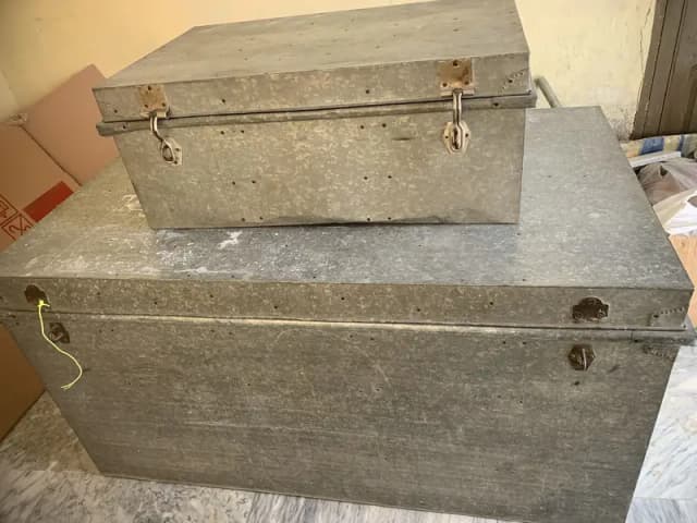 Iron peti and box (sandooq)