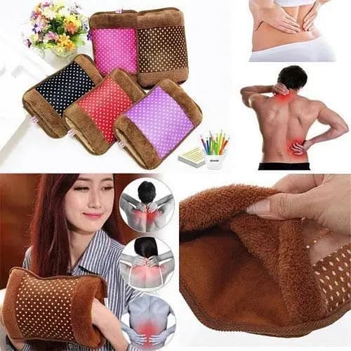 Electric Velvet Hot Water Bottle Pad for Pain Relief in Pakistan