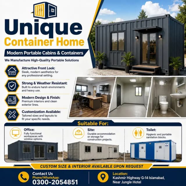 Security Cabin/Guard Room/Portable Washroom/Office Container/Prefab