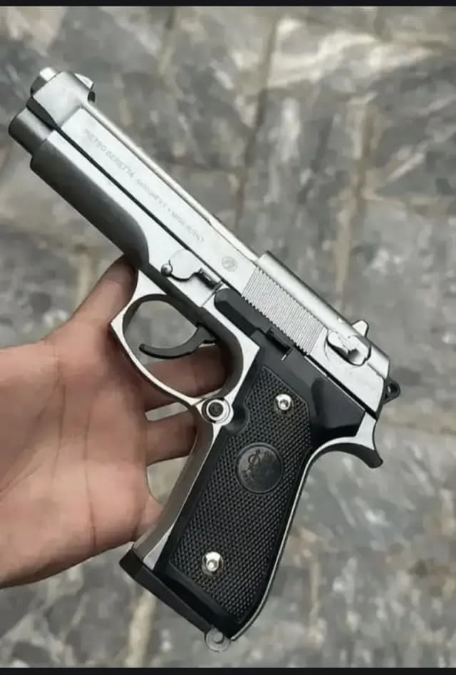 Metal gun Metal toy gun Soft bullet heavy weight