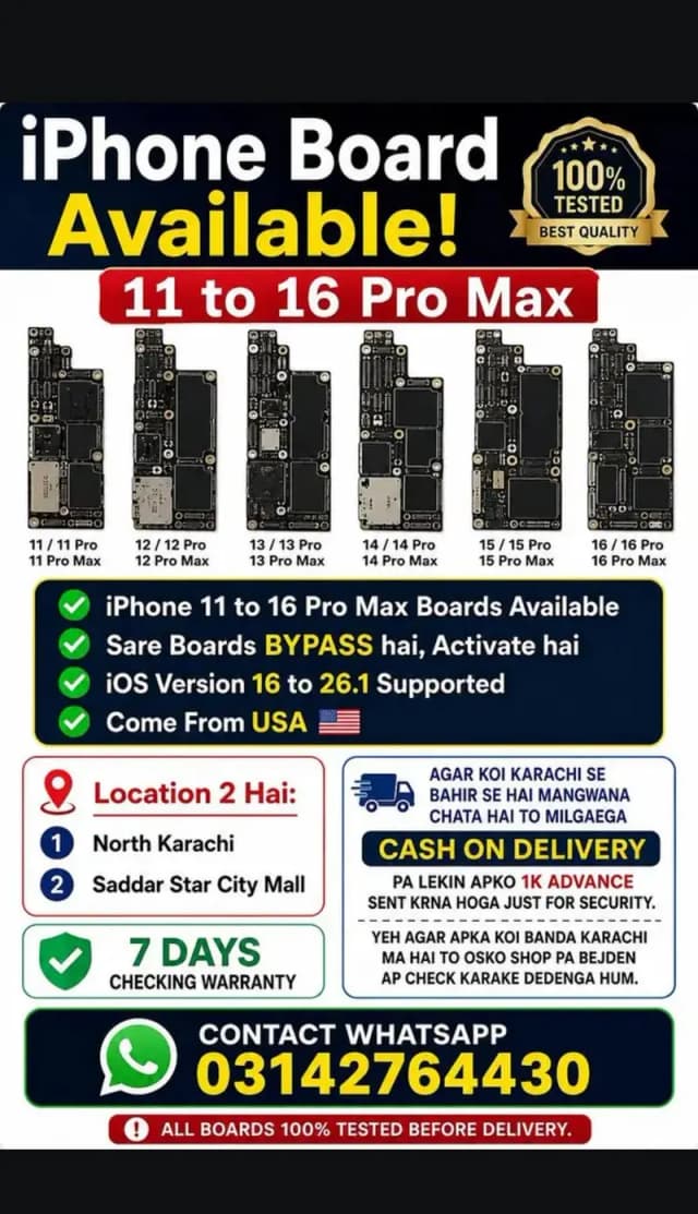 iPhone Boards available