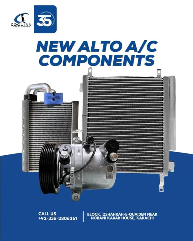 All types of Car Ac parts Available | Car ac parts