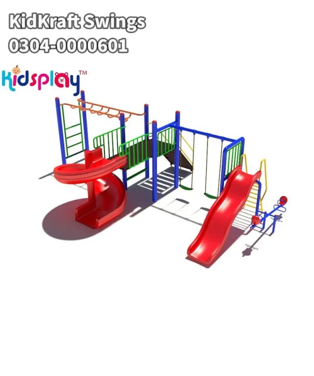 Kids Swings, Slide, Seesaw, Merry Go Round, Climber, Tunnels, gazebo