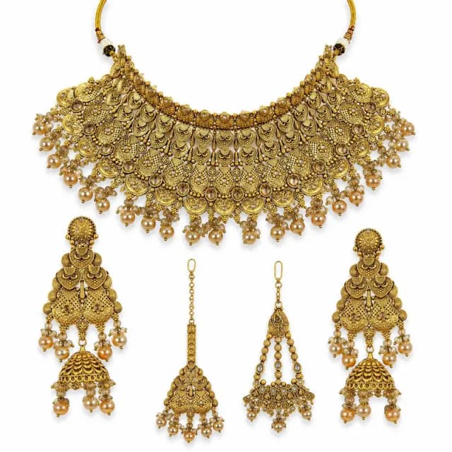 Bridal heavy jewelry set