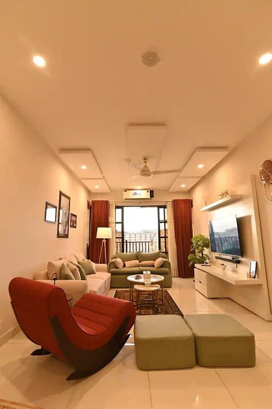 Fully Furnished 3-Bed Luxury Corner Apartment With Double Parking Galleria, Bahria Enclave