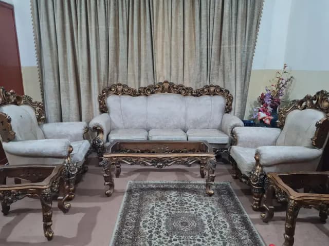 5 Seater Sofa with tables