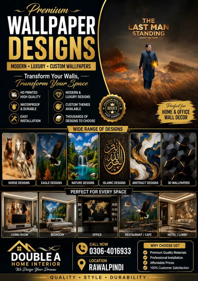 HD Printed Wallpapers for Home & Office