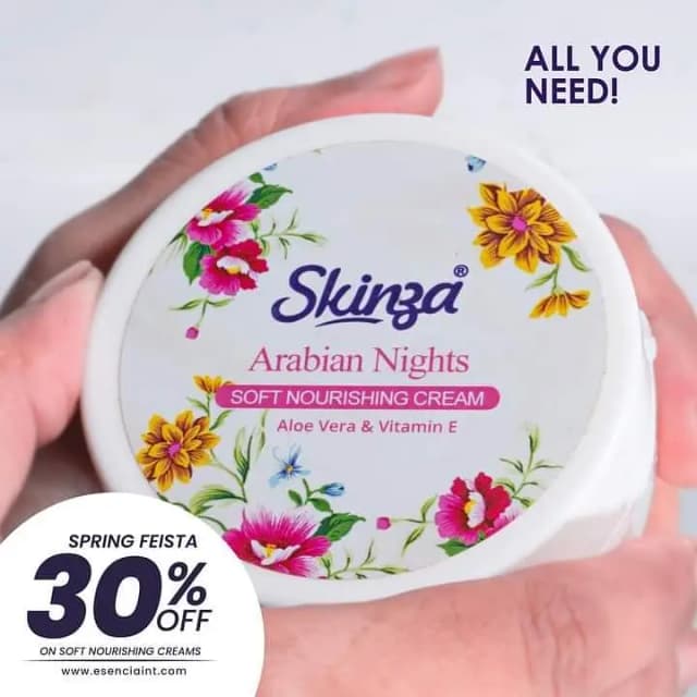 Skinza Arabian Night Nourishing Cream with Vitamin E - 150ml - Soft & Moisturizing Winter Care
