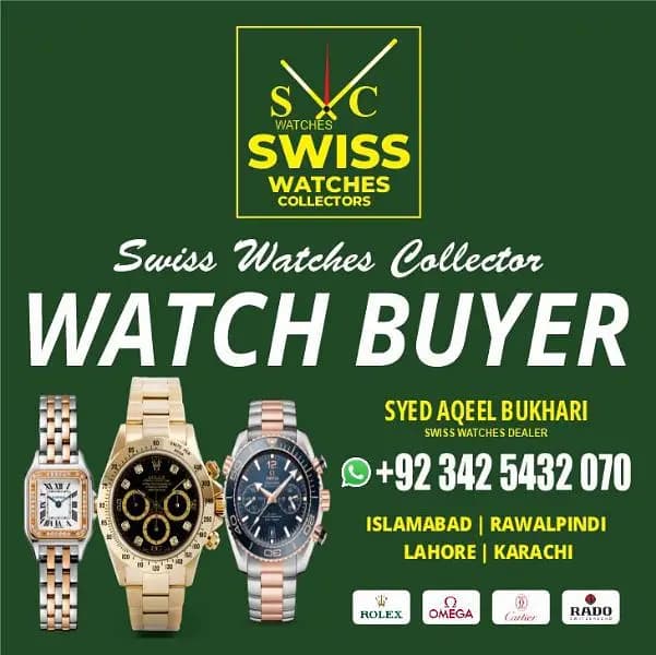 i buy used watches Rolex Omega Cartiar IWC Tudor Piaget Chopard Rado