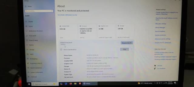 Lenovo Thinkpad laptop Intel core i5 third generation