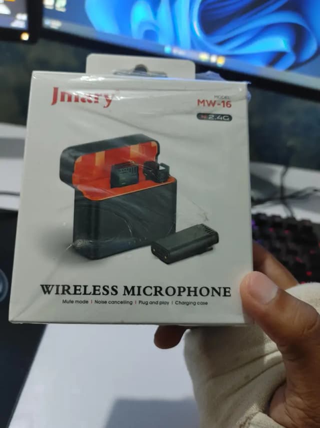 jmary MW16 wireless mic best for camera and mobile 1 year warranty