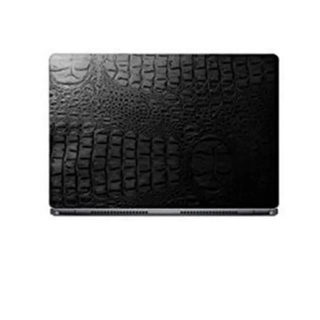 Universal Laptop Back Skin Crocodile Texture - Black