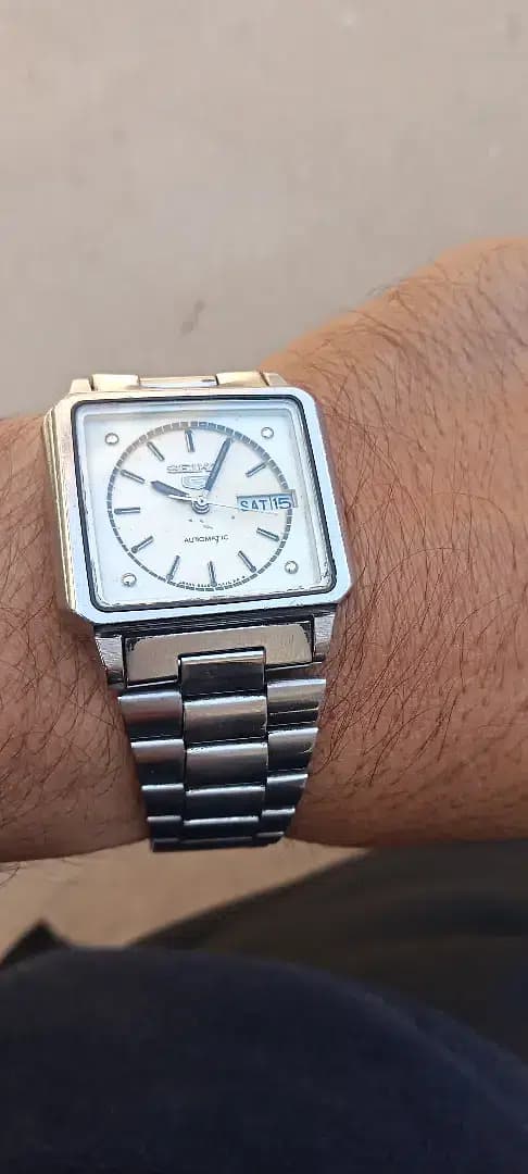 watch seiko 5 japan Vintage antique  Square Camy citizen Rolex orient