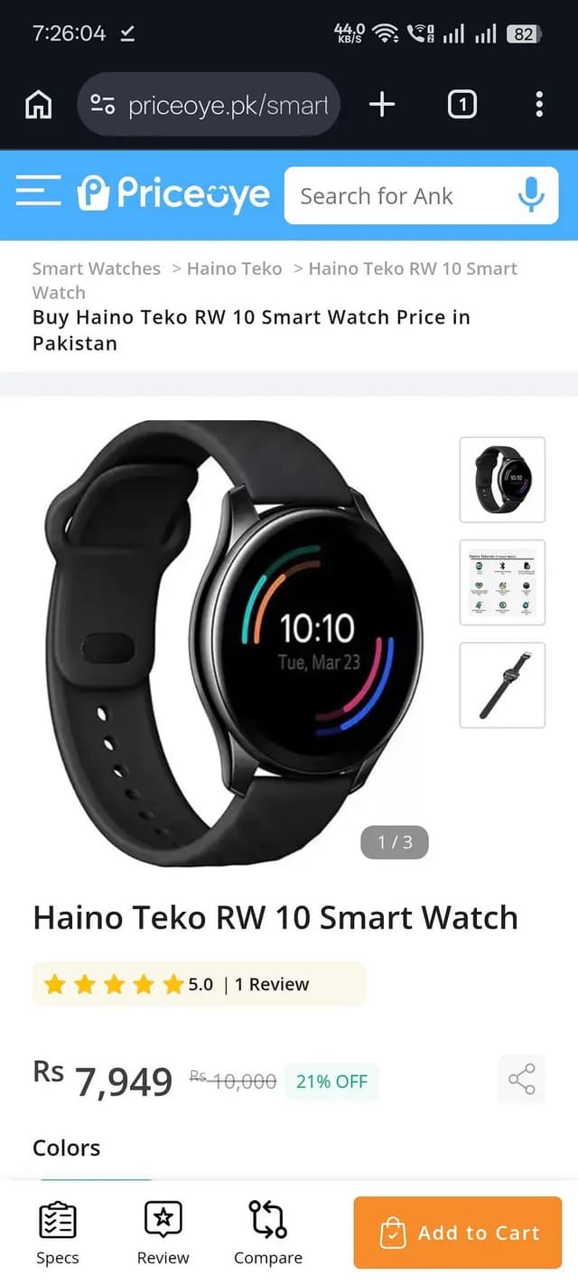 smart watch haino teko RW 10