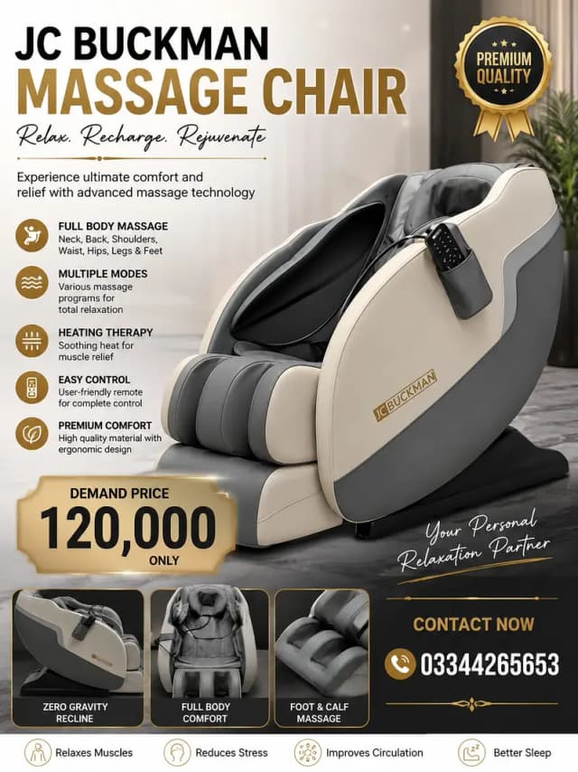 Massager Chair Jc BuckMan Chair Full Body Massager Chair