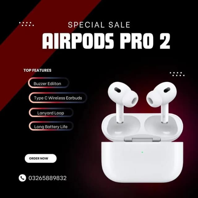 AirPods Pro 2nd Generation - with Free Cash on Delivery!