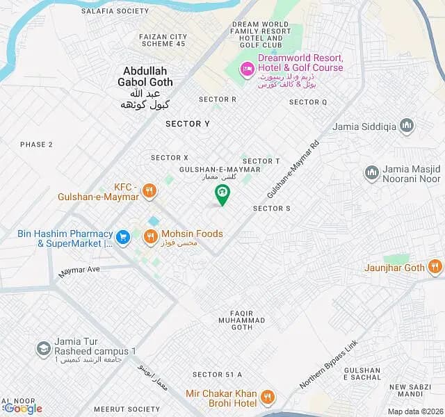 400 Square Yards Residential Plot Is Available In Gulshan-e-Maymar - Sector W