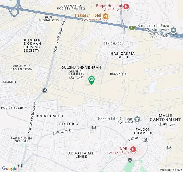 600 Sq. Yd Plot Available For Sale At Prime Location Of Gulshan E Merhan 1C Upper Easy Excess