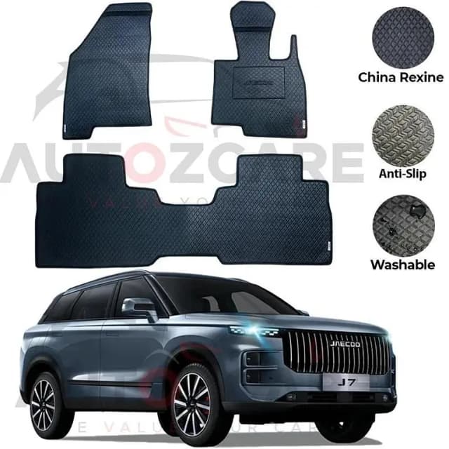 Jaecoo J7 China Rexine Floor Mat 3PCS - Model 2025