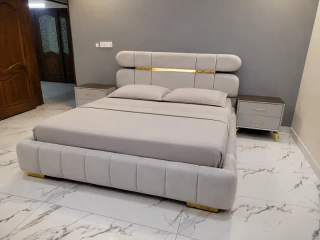 Bedroom Set for Sale | Wooden Bed | Side Tables |  Premium Furniture