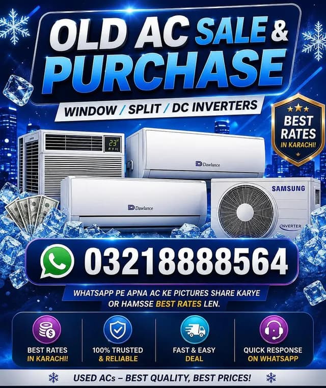 ac sale purchase/dawlance ac/scrap ac/ dead ac/best prices